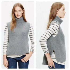 Madewell Sleeveless Merino Wool Turtleneck Size S